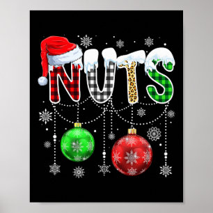 Póster Navidades que coinciden con castañas familiares de