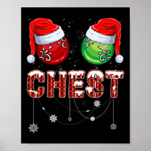 Póster Navidades que coinciden con castañas familiares de