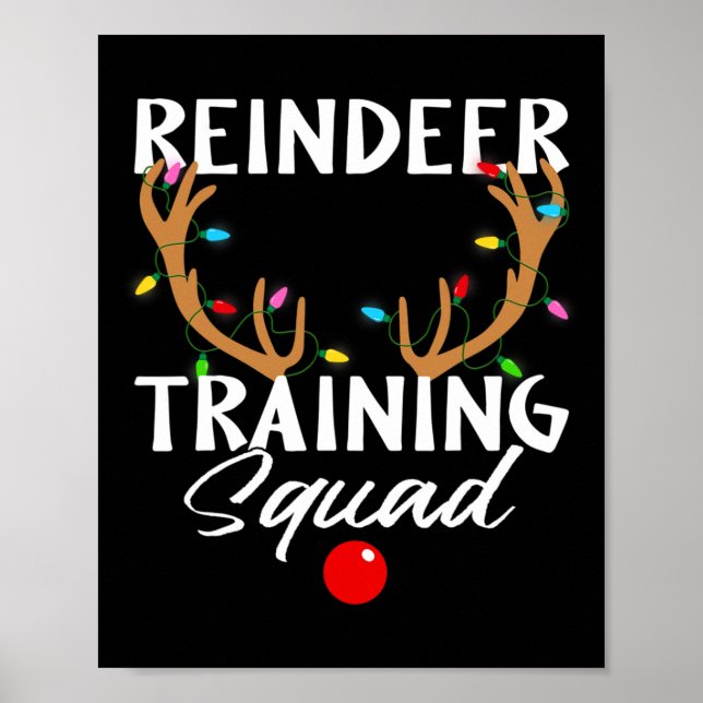 Póster Navidades que manejan la brigada de entrenamiento  (Frente)