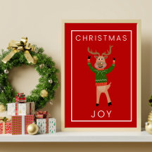 Navidades renos en una acogedora imprenta de suéte