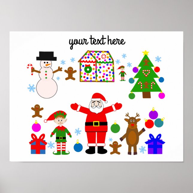 Póster Navidades reuniéndose #1 Poster (Frente)