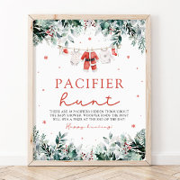 Navidades rojos Santa Bebé Pacificador Caza Baby S