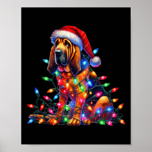 Póster Navidades sangrientos iluminan a amante de los per