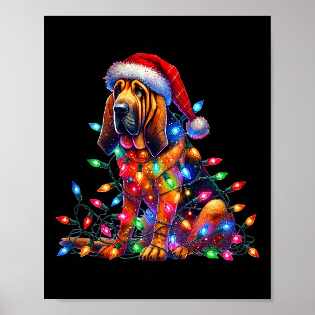 Póster Navidades sangrientos iluminan a amante de los per (Frente)