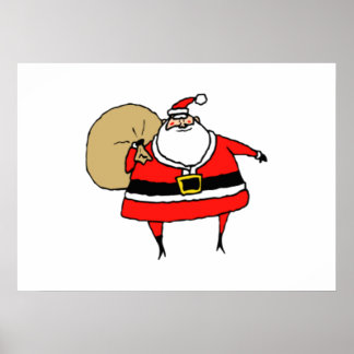 Póster Navidades Santa Claus