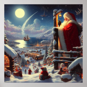 Póster Navidades Santa Claus 5
