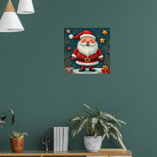 Póster navidades santa poster (Salón 1)