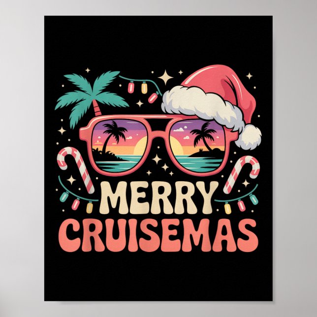 Póster Navidades Santa Reindeer (Frente)