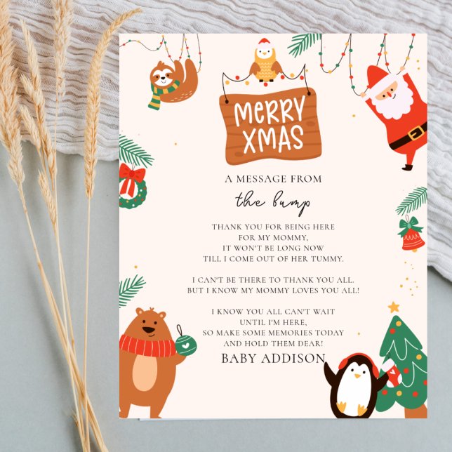 Póster Navidades Santa, Un Mensaje Del Rótulo Bump (Subido por el creador)