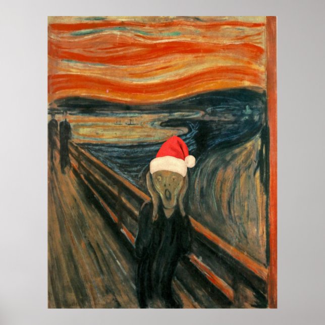 Póster Navidades Scream (Frente)