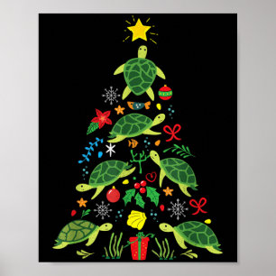 Póster Navidades Sea Turtle Gift Co