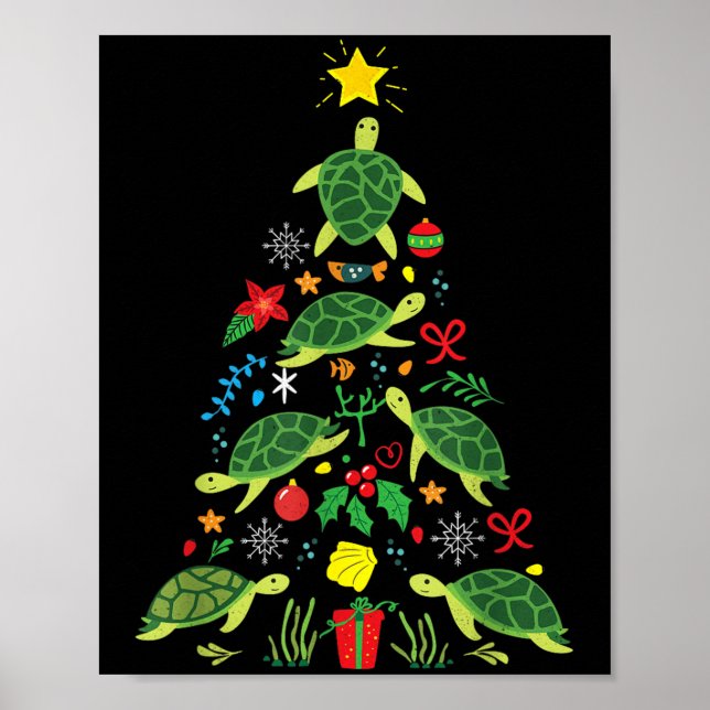 Póster Navidades Sea Turtle Gift Co (Frente)