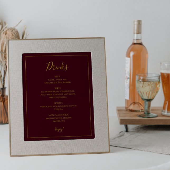 Póster Navidades simples y elegantes | Rótulo del menú de (Subido por el creador)