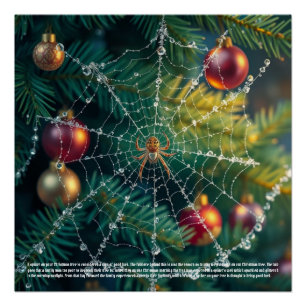 Póster Navidades Spider