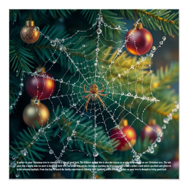 Póster Navidades Spider (Anverso)