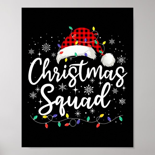 Póster Navidades Squad Family Grupo Navidades de coincide (Frente)