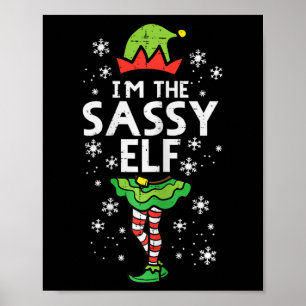 Póster Navidades Sy Elf Xmas Familia Chicas Matanza Niños