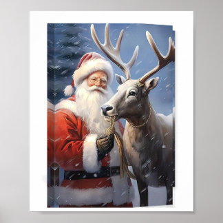 Póster Navidades tarjetas de wallart regalos pegatina vaj