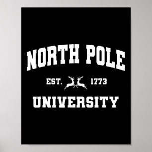 Póster Navidades Universidad del Polo Norte Santa Taller 