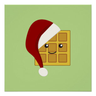 Póster Navidades Waffle