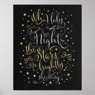 Póster Navidades Wall Art Decor Regalo de citas navideñas