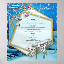 Póster Navidades y Año Nuevo 2024