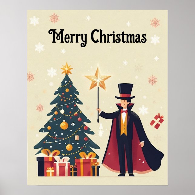 Póster Navidades y el Poster Mágico (Frente)