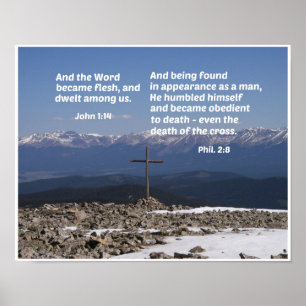 Póster Navidades y mensaje de Pascua