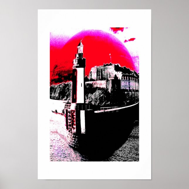 Póster Navigation light art (Frente)