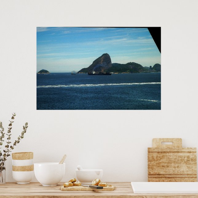 Póster Navio na baia (Cocina)