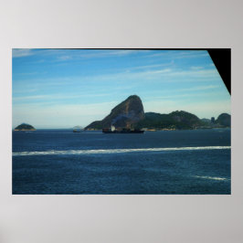 Póster Navio na baia