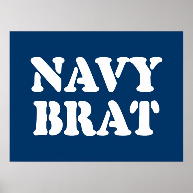 PÓSTER NAVY BRAT (Frente)