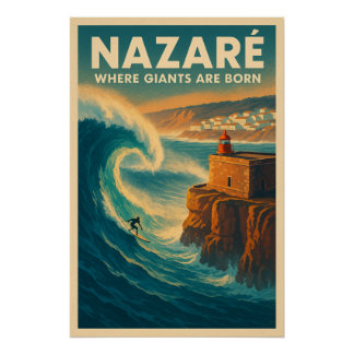 Póster Nazaré – Donde Nacen los Gigantes