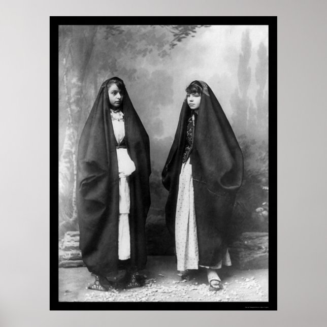 Póster Nazareth Palestina Women 1920 (Frente)