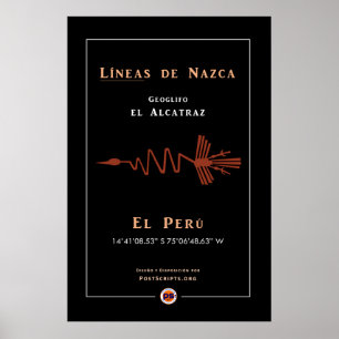 Póster Nazca Geoglyphs-Alcatraz