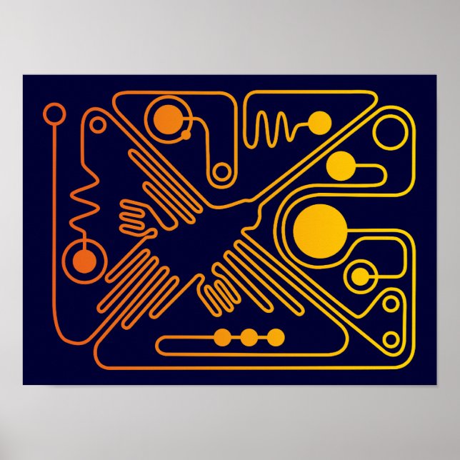 Póster Nazca Hummingbird 3 (Frente)