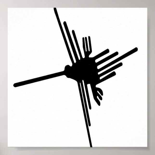 Póster Nazca Hummingbird poster (Frente)