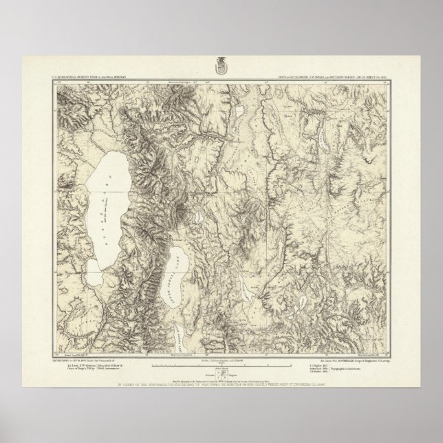 Póster NE California y NW Nevada (Frente)