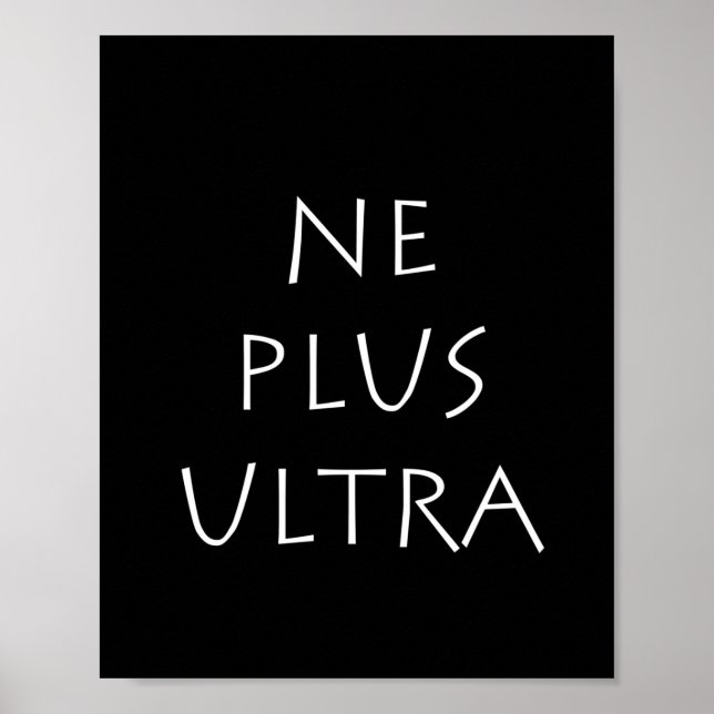 Póster Ne Plus Ultra (Frente)
