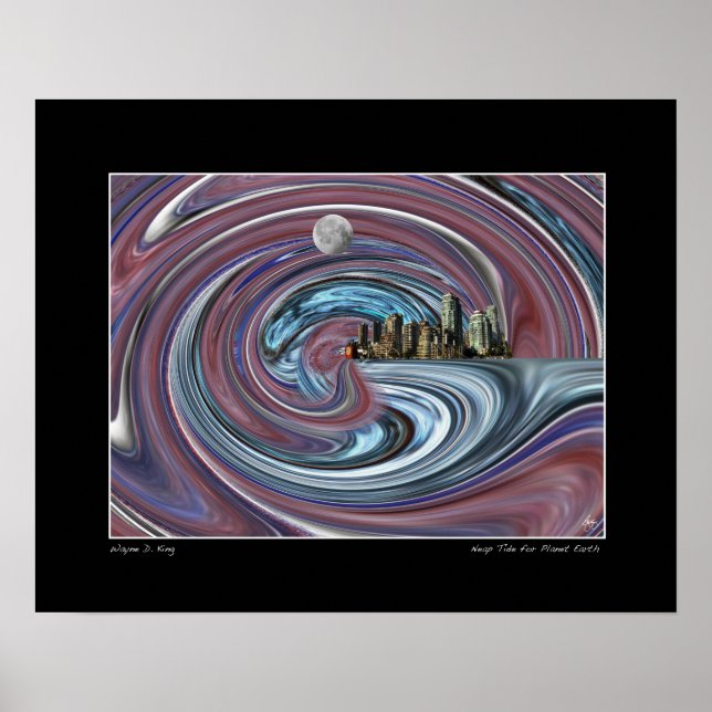 Póster Neap Tide para el planeta Tierra (Frente)