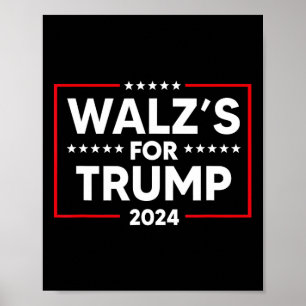 Póster Nebraska W's para Trump