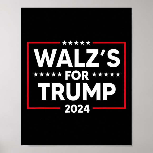Póster Nebraska W's para Trump (Frente)