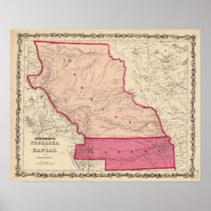 Póster Nebraska y Kansas