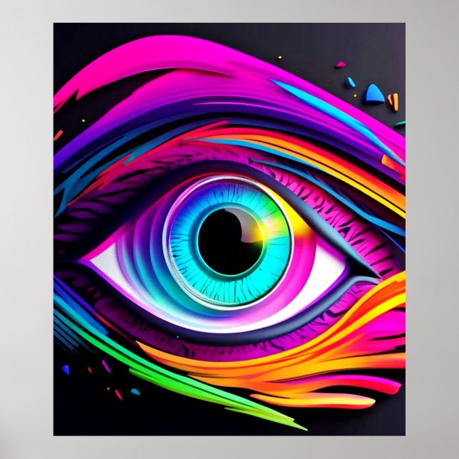 Póster Nebula Eye Design (Frente)