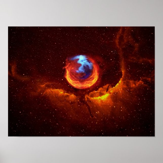Póster Nebula Firefox Poster (Frente)