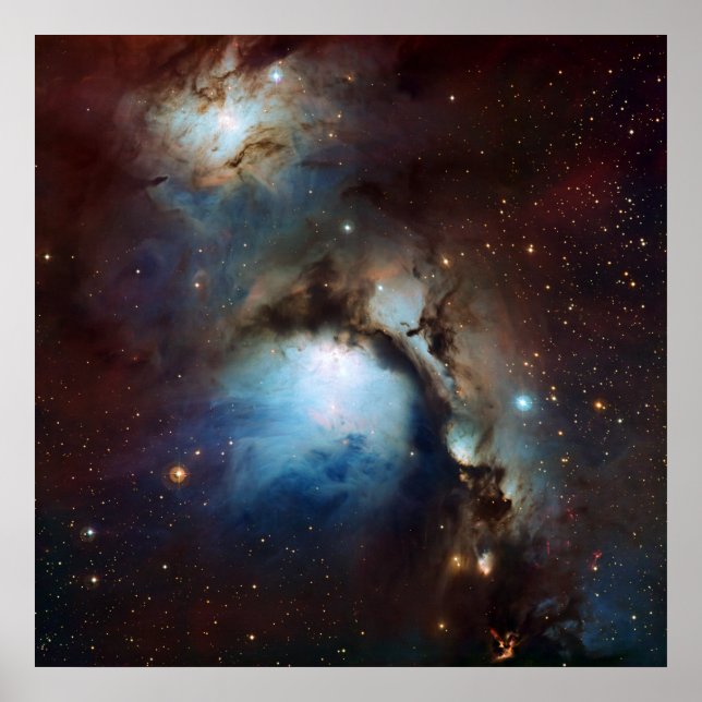 Póster Nebula Messier 78 Astronomía espacial (Frente)