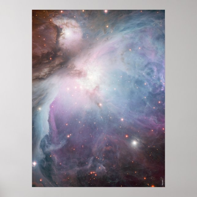 Póster Nebula Orion Astronomía estrellas del cielo beige  (Frente)