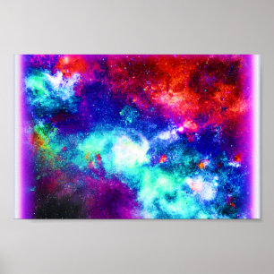 Póster Nebula Stars Digital Art Design. ¡Hazte con una en