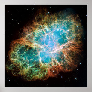 Póster Nebulosa cangrejo [impresión de 24" x 24"]