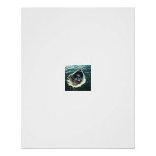 Póster Nebulosa Cósmica Concha de Nautilus